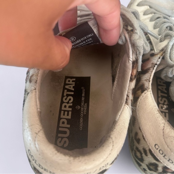 Golden Goose Low Top Cheetah Print Multicolor Finish - Picture 4 of 7
